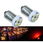 Pa 10x #1893 #44 #47 #1847 Ba9s 4 Smd Led Pinball Machine Light Bulb Red 6.3v. Fixed Price $14.99.
