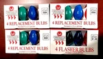 Nos Vtg Christmas C-7's 120 Volts Replacement Bulbs Flasher Lot Packs Multicolor. Fixed Price $11.99.