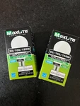 2 - Maxlite Led 3 Way 50/100/150 Watt 5000k A21 Light Bulbs Brand New Pair. Fixed Price $16.99.
