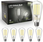Edison Light Bulbs 60w Equivalent, Dimmable Vintage Led Bulbs, E26 Medi.... Fixed Price $37.95.