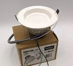 Nicor Clr62swrvs9wh Led Downlight 6" Retrofit 120-347v Cri 90 White Commercial. Fixed Price $16.99.