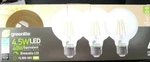 4 Pack 4.5w Greenlite Led 40 Watt Equivalent Clear Dimmable 2700k 4available. Fixed Price $5.99.
