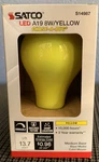 Satco S14987 Chase-a-bug A19 Led Ceramic Yellow Bulb 8w 120v. Fixed Price $8.00.