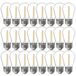 Flsnt 24 Pack Led S14 Replacement Light Bulbs, Shatterproof Waterproof 1w Out.... Fixed Price $38.99.