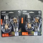 2x 2pack Feit Enhance Led Bulb 40 Watt Equivalent Medium Base A15 Size For Fans. Fixed Price $14.44.