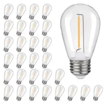 S14 Replacement Led Bulbs 2200k Warm White Waterproof Shatterproof 30-pack. Fixed Price $26.41.