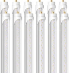 Ultra Bright 8ft Led Tube Lights, 44w, 5500lm, Pack Of 12, Clear Cover. Fixed Price $276.99.