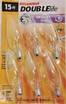 Sylvania Double Life 15w Light Bulb 6 B10 Bulbs 3000 Hours Small Base. Fixed Price $9.99.