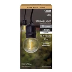 Feit G16 E26 (medium) Filament Led Bulb Warm White 11 Watt Equivalence 4 Pk. Fixed Price $12.99.