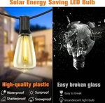 Yescom 11ssl005-50ft-06 48ft. 15 Led Solar String Light Kit Warm White. Fixed Price $39.68.