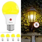 Sunco Yellow Light Bulbs Outdoor A19, 4 Count (pack Of 1), 2000k Amber Glow. Fixed Price $28.64.
