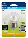 Westinghouse 45113 S11 Led Accent Bulb, 7.5w Eq, 2700k, E26. Fixed Price $11.95.