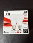 Feit Electric 3000k Warm White Led A19 Light Bulbs 2 Pack 40w Equivalent 6.3w. Fixed Price $10.00.