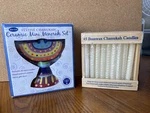 Rite Lite Ceramic Mini Chanukah Menorah Set 2008 Beeswax Candles 2006. Fixed Price $15.99.