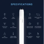 4ft Led T8 Ballast Bypass Type B Tube Light Clear Lens Pack Of 20 Parmida. Fixed Price $125.00.