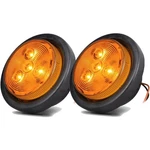 New Sun Twins 2.5" Round Led Trailer Marker Lights - 2.5 Inch, 2*amber. Fixed Price $24.99.