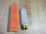 Vintage Bulbrite Tubular 40 Watt Frost Light Bulb Standard Base Original Box (mk. Fixed Price $5.00.
