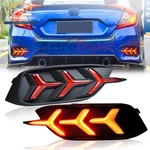 Led Rear Bumper Reflector Tail Lights Brake Lamp For Honda Civic Sedan 2016-2021. Fixed Price $42.98.