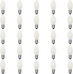 25 Pack C7 Led Frosted White Christmas Replacement Light Bulbs, Vintag. Fixed Price $22.18.