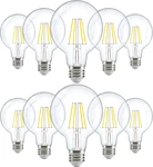Sunco 10 Pack G25 Led Vanity Light Bulbs, Filament Edison Globe, Light.... Fixed Price $50.95.