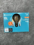 Ecosmart 60w Led Soft White Light Bulb Dimmable 800 Lumens 3 Bulbs New W Box. Fixed Price $8.80.