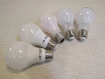 Sylvania Ge Lot Of 5 Led Halogen Bulbs 5w 43w White. Fixed Price $11.30.