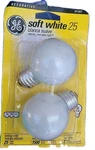 Ge Soft White 25w G16.5 Medium Base. Fixed Price $17.94.