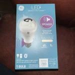 New Ge Led+ Speaker Light Bulb Bluetooth And Control With Remote. Fixed Price $20.00.