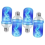Led Flame Light Bulbs, 4 Modes Fire E26 Base Pack - Blue. Fixed Price $36.77.