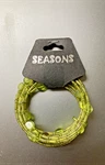 Seasons Brand Light Green Multi Strand Memory Wire Bracelet - Nos. Fixed Price $8.00.
