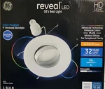 Ge Reveal -led Indoor Floodlight Swivel Head Recessed Downlight. Fixed Price $17.00.