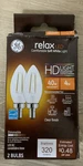 Ge Relax Led Soft White Light 4w - 2 Bulbs. Fixed Price $16.99.