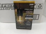 Feit Electric S14 Led Bulb 6pk 2200k Warm String Lights 24 Count. Fixed Price $45.99.