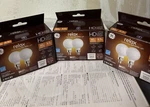 Ge Relax Led 2pk 4.5w G16.5 Frosted Finish Bulb 3 (2pks) Nib. Fixed Price $30.00.
