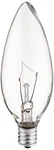 Ge Lighting Crystal Clear Blunt Tip Decorative Light Bulbs (25 Watt), 220 Lumen. Fixed Price $12.99.