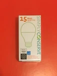 Simply Conserve 15 Watt (100w Equal) 1600 Lumens Dimmable A19 Led Light Bulb. Fixed Price $8.49.
