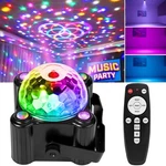 Laucnpty Disco Ball Party Lights Sound Activated Strobe Dj Stage Lighting For. Fixed Price $44.47.