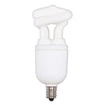 Mini Spiral Compact Fluorescent - Candelabra Base 5w 120v Satco-s7265. Fixed Price $11.00.