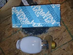 175 Watt Mv Vapor Sylvania Deluxe White "clearbander" Lamp Bulb. Fixed Price $40.00.