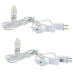 Kgc 2 Pack Chainable Accessory Cord With C7 Led Light White Connectable 2pack. Fixed Price $18.69.