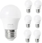 Kinur Small Led Ceiling Fan Light Bulbs, 6 Watt A15 Bulb E26 White-6 Pack. Fixed Price $17.58.