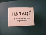 New 1 Box Of 12 Haraqi Lighting B10 Candle Light Bulbs 25w E12 Candelabra. Fixed Price $15.75.