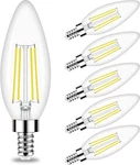 Honesorn Candelabra Led Bulb, E12 6 Count (pack Of 1), 5000k Daylight White. Fixed Price $18.84.