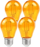 Kinur Amber Light Bulbs,a15 2 Watt 2000k Warm Bulbs 15 Light.... Fixed Price $15.99.