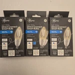 Three Ge Cync Direct Connect Smart Led 2 Light Bulb 500 Lumen Soft 6409. Fixed Price $19.51.