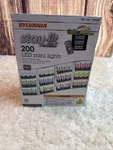 New Sylvania Stay-lit Color Action 200 Led Mini Lights With Remote Control. Fixed Price $34.88.