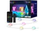 Pak Permanent Outdoor Lights, 50ft Smart Rgb+ic Led Lights For House - Ip67 Wate. Fixed Price $60.98.