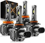 Auxbeam 2024 H11 9005 Combo Light Bulbs, 8000lm 700% Brightness H9/h8 Hb3. Fixed Price $105.00.
