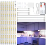 Lafulit 8 Pcs Under Cabinet Lighting Kit, 8pcs (13ft), 6000k - Daylight White. Fixed Price $28.99.