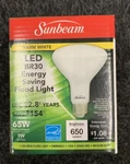 Sunbeam Led Br30 65w Outdoor/indoor Flood Light Bulb Dimmable New. Fixed Price $8.95.